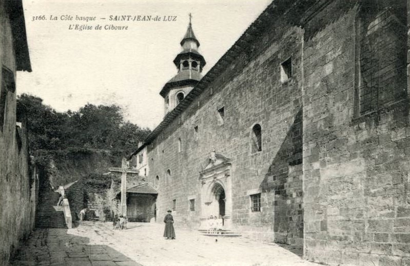 Carte postale ancienne Ciboure - Eglise 2
