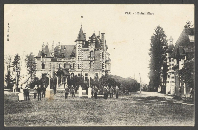 Carte postale ancienne Hôpital Nitot
