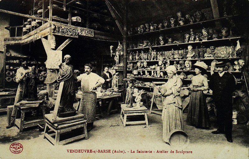 Carte postale ancienne Vendeuvre sur barse sainterie 82488