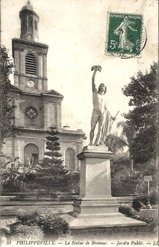 Carte postale ancienne Brennus Philippeville Algérie