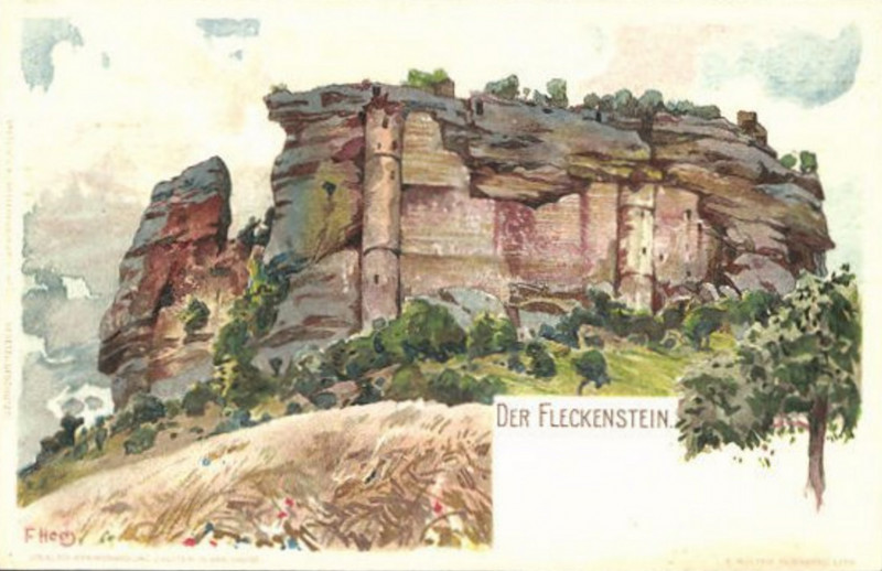 Carte postale ancienne F X Hoch Fleckenstein