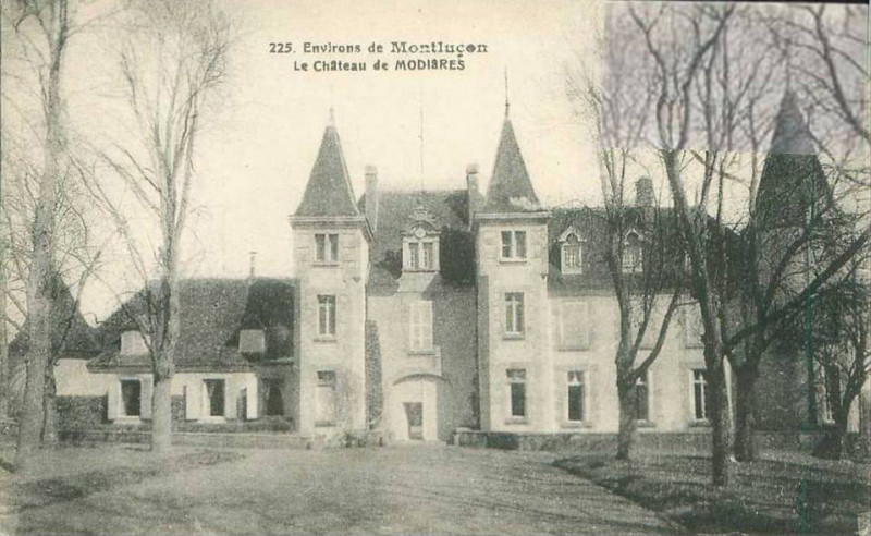 Carte postale ancienne Chateau des modières