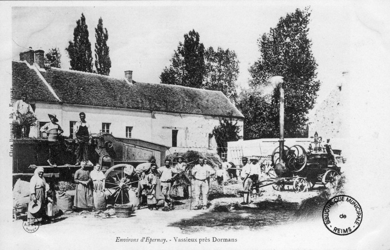 Carte postale ancienne Vassieux 154601 ouvriers