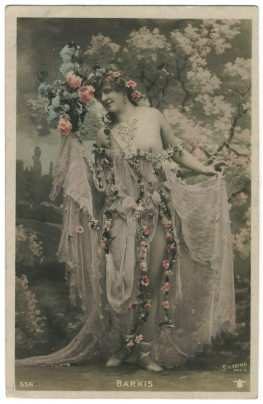 Carte postale ancienne Nina Barkis, 556