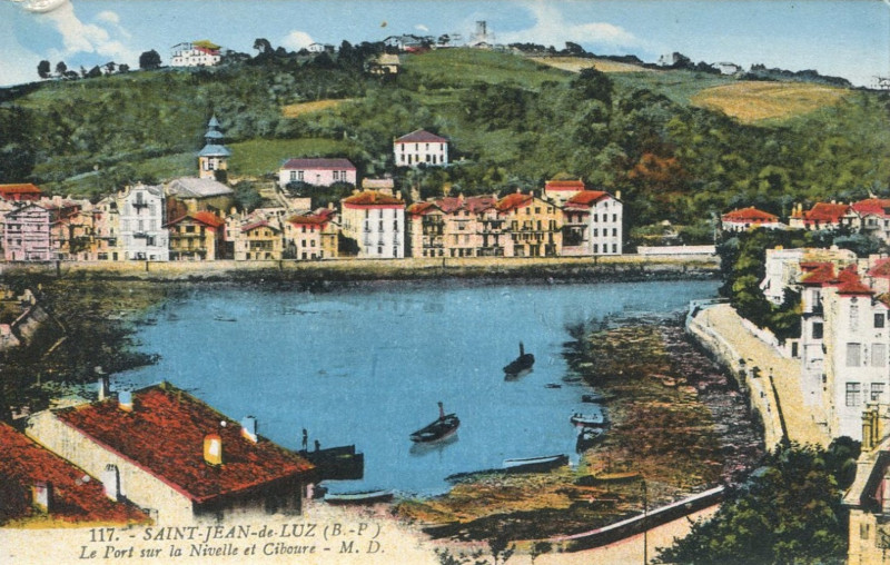 Carte postale ancienne Ciboure - Le Port 1 (Md)