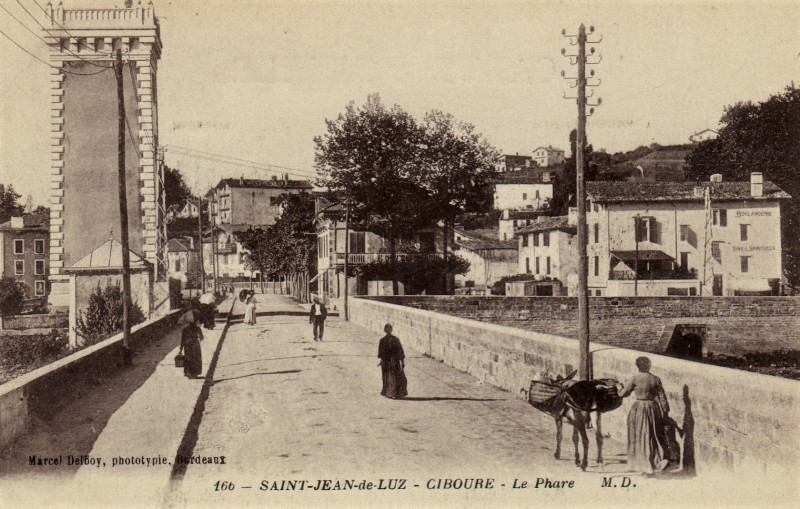 Carte postale ancienne Ciboure - La Phare 2 (Md)