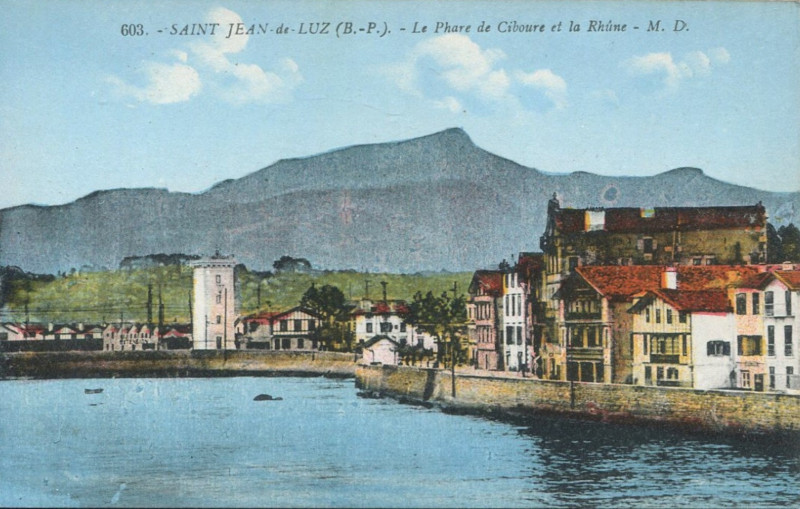 Carte postale ancienne Ciboure - La Phare 1 (Md)