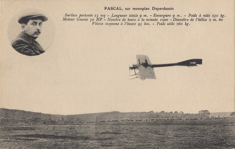 Carte postale ancienne Aviateur-pascal