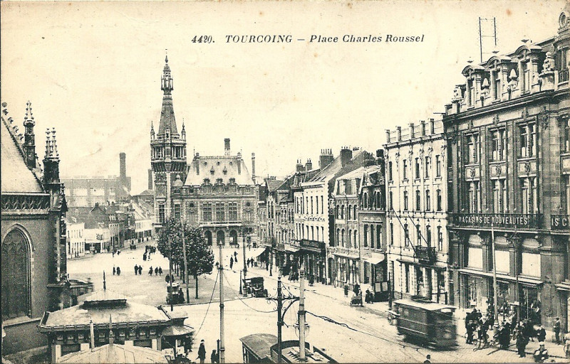 Carte postale ancienne Tourcoing-Roussel(1923) à Tourcoing
