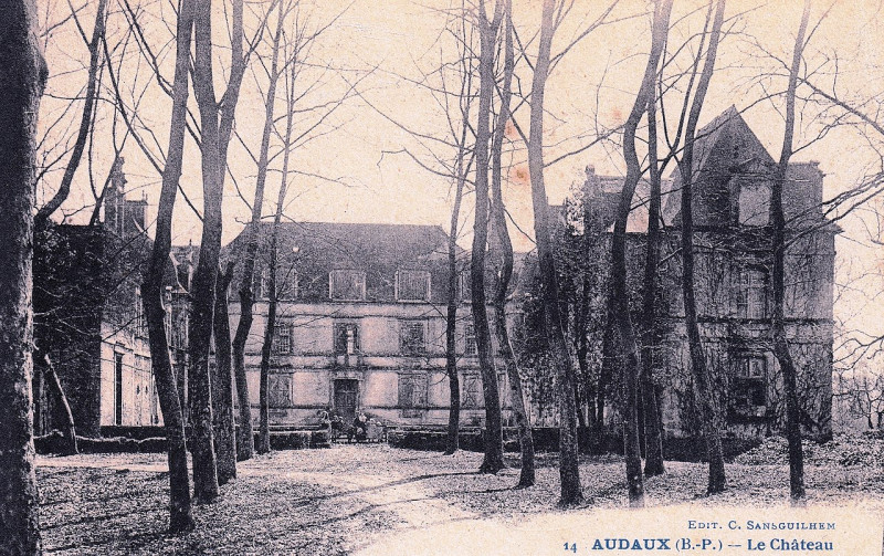 Carte postale ancienne Audaux - le château 3