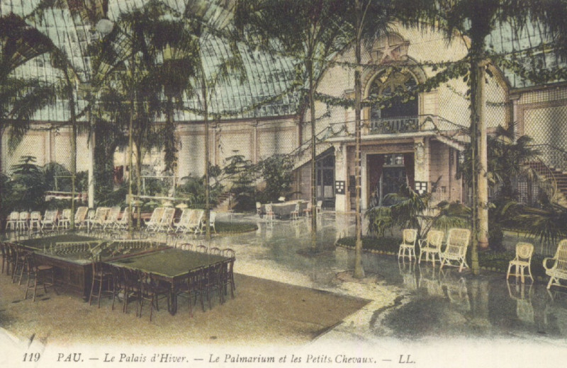 Carte postale ancienne Pau Le Palais d'Hiver