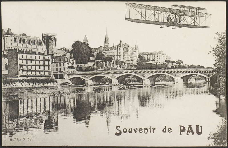 Carte postale ancienne Souvenirs de Pau