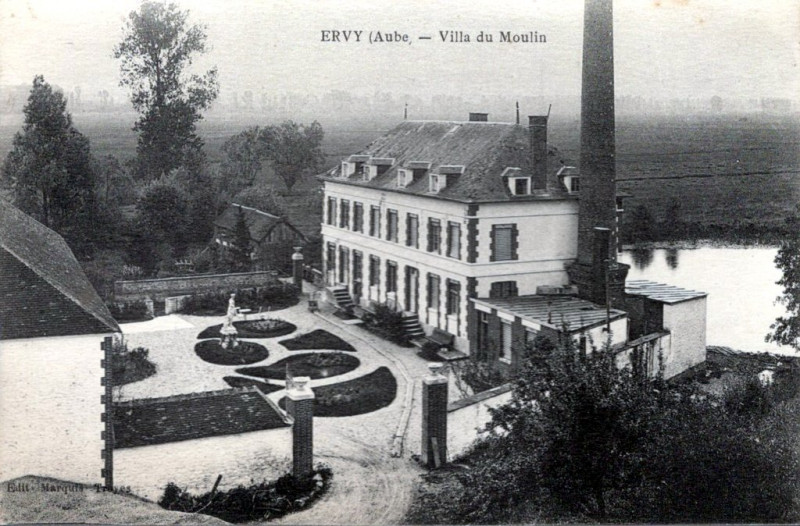Carte postale ancienne Villa du Moulin à Davrey