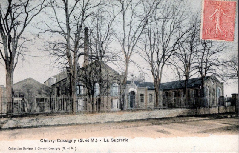 Carte postale ancienne La Sucrerie à Chevry-Cossigny