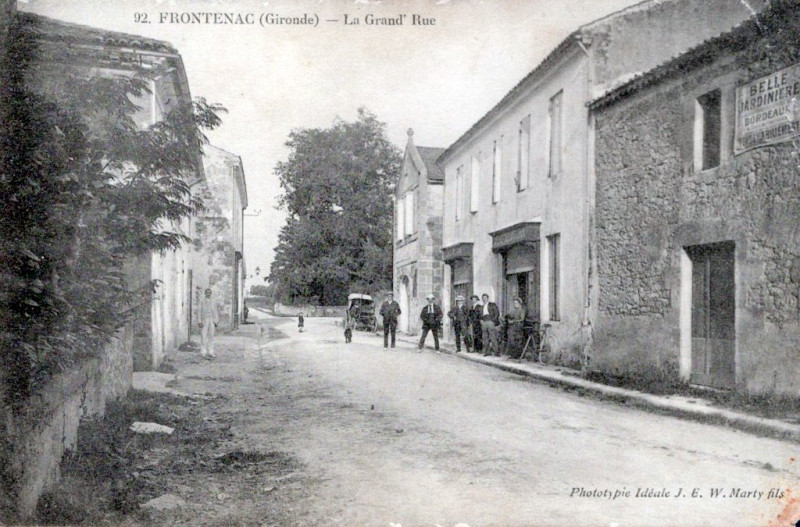 Carte postale ancienne La Grand'Rue à Frontenac