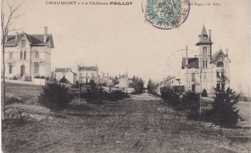 Carte postale ancienne Le Château PAILLOT à Chaumont