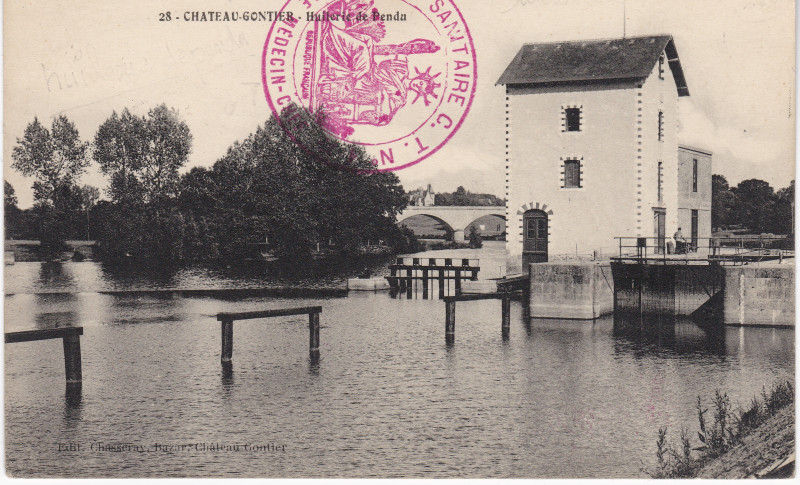Carte postale ancienne Huilerie de Pendu à Château-Gontier-sur-Mayenne