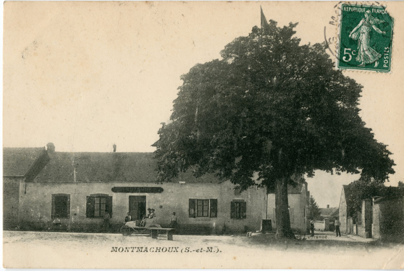 Carte postale ancienne Montmachoux (Seine-et-Marne) à Montmachoux