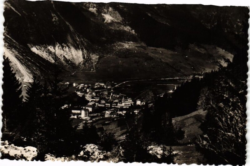 Carte postale ancienne Pralognan-la-Vanoise - Vue générale à Pralognan-la-Vanoise