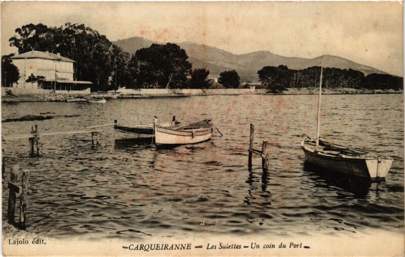 Carte postale ancienne Carqueiranne - Les Salettes à Carqueiranne