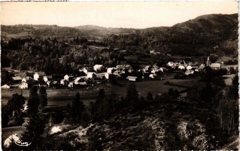 Carte postale ancienne Servance - Vue générale
