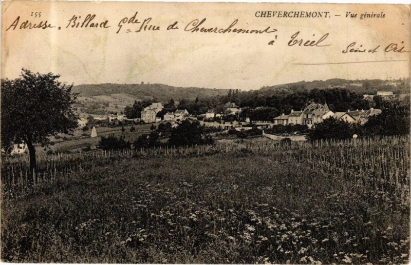 Carte postale ancienne Cheverchemont - Vue générale