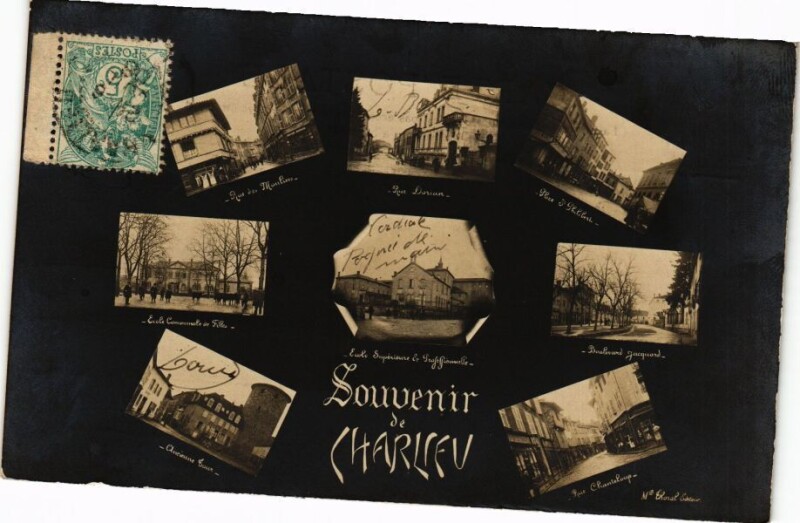 Carte postale ancienne Souvenir de Charlieu à Charlieu