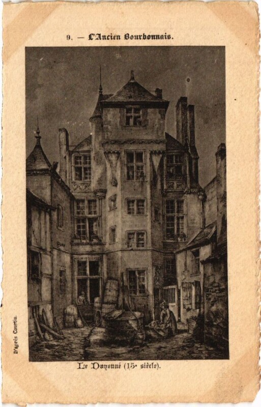 Carte postale ancienne L'Ancien Bourbonnais - Le Duyanne (13. siécle)