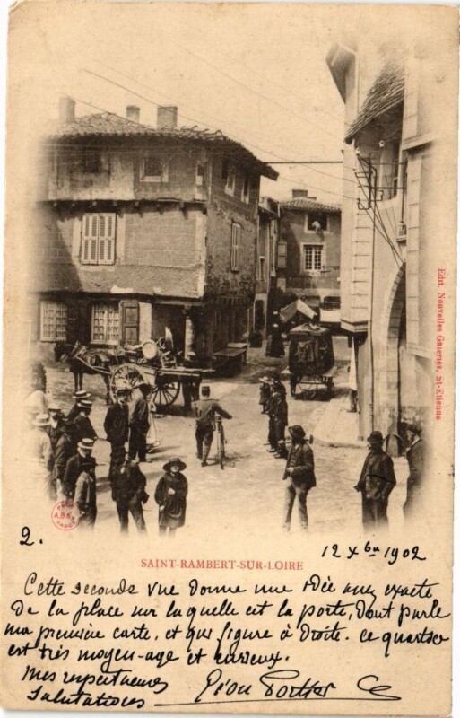 Carte postale ancienne Saint-Rambert-sur-Loire