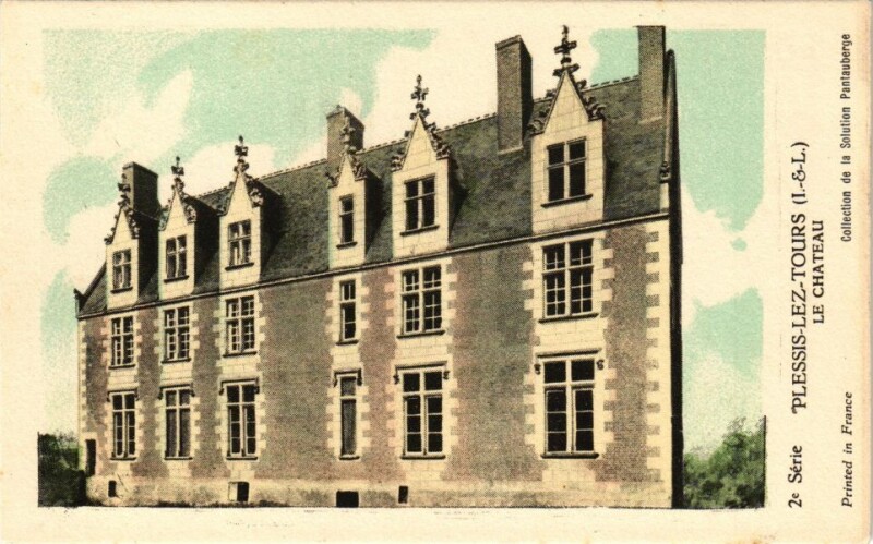 Carte postale ancienne Plessis-lez-Tours - Le Chateau à Tours