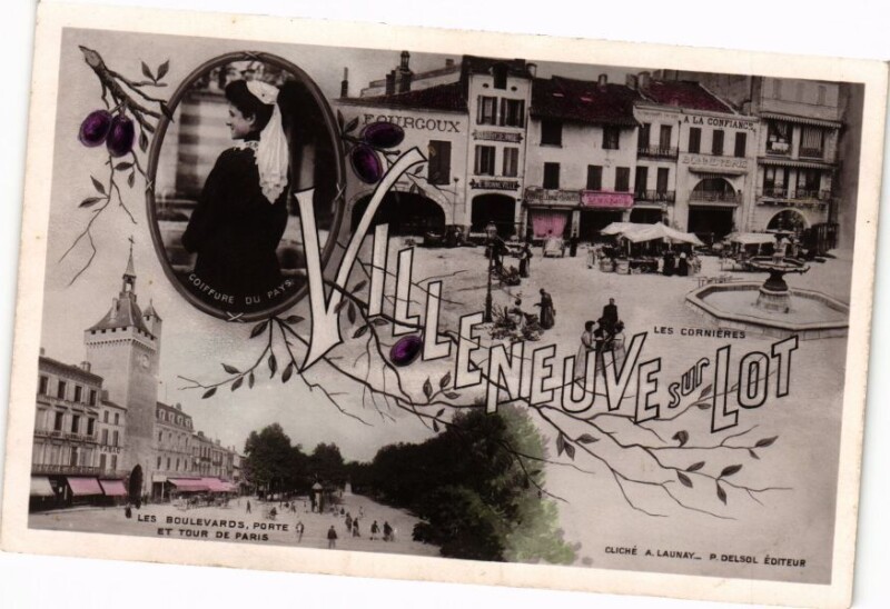 Carte postale ancienne Villeneuve-sur-Lot à Villeneuve-sur-Lot