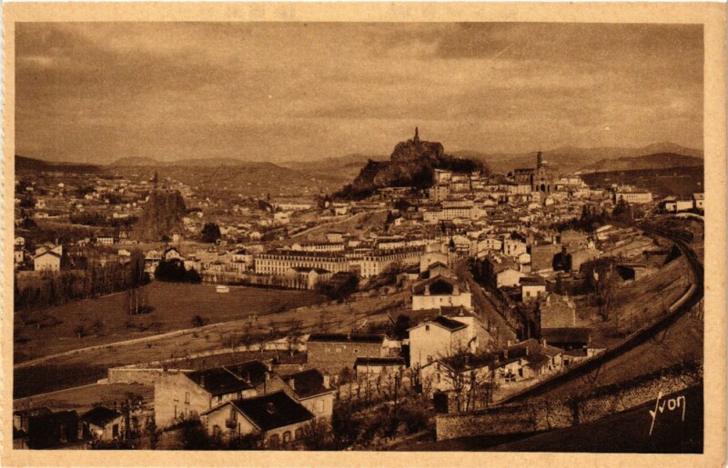 Carte postale ancienne Le Puy - Vue générale