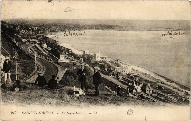 Carte postale ancienne Sainte-Adresse Le Nice-Havrais à Sainte-Adresse