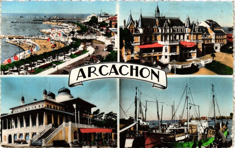 Carte postale ancienne Arcachon à Arcachon