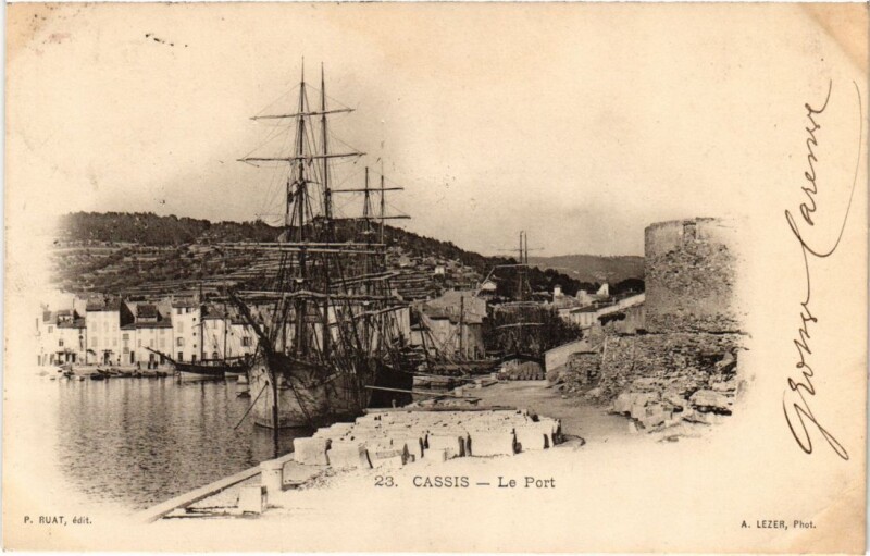 Carte postale ancienne Cassis Le Port à Cassis