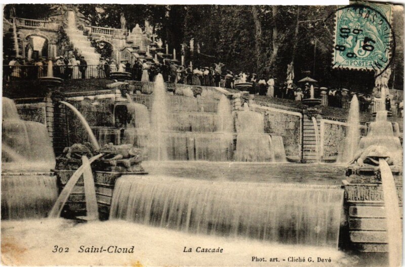 Carte postale ancienne Saint-Cloud - La Cascade à Saint-Cloud