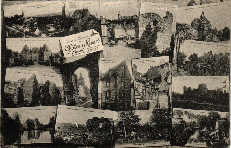 Carte postale ancienne Sites et Monument de Chateau Renard(185292)