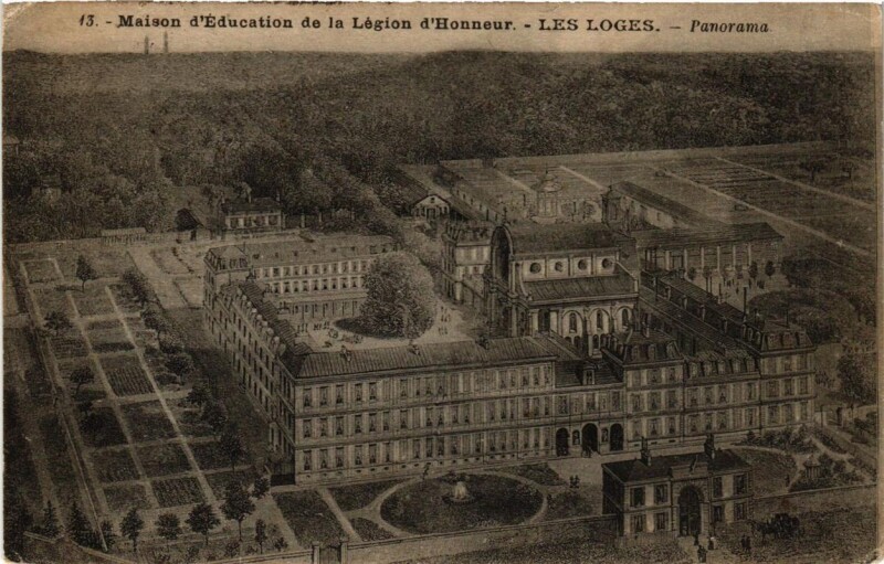 Carte postale ancienne Les Loges Panorama