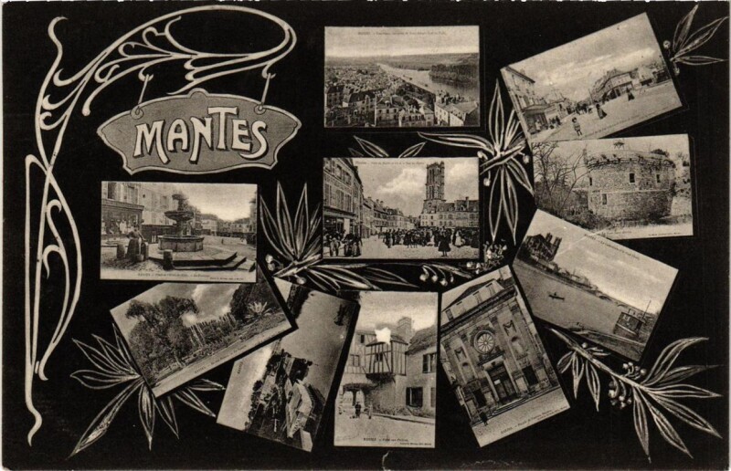 Carte postale ancienne Mantes