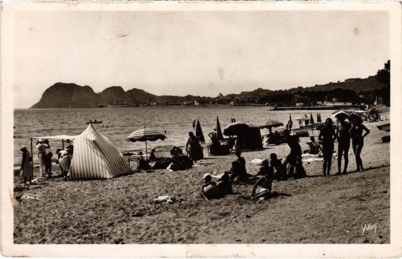 Carte postale ancienne La Ciotat La Plage à La Ciotat
