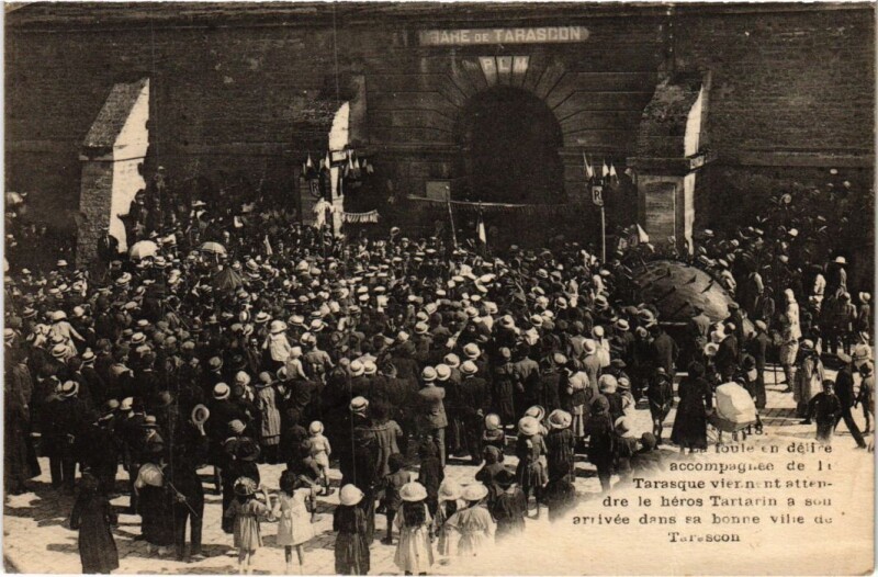 Carte postale ancienne Tarascon Celebration à Tarascon