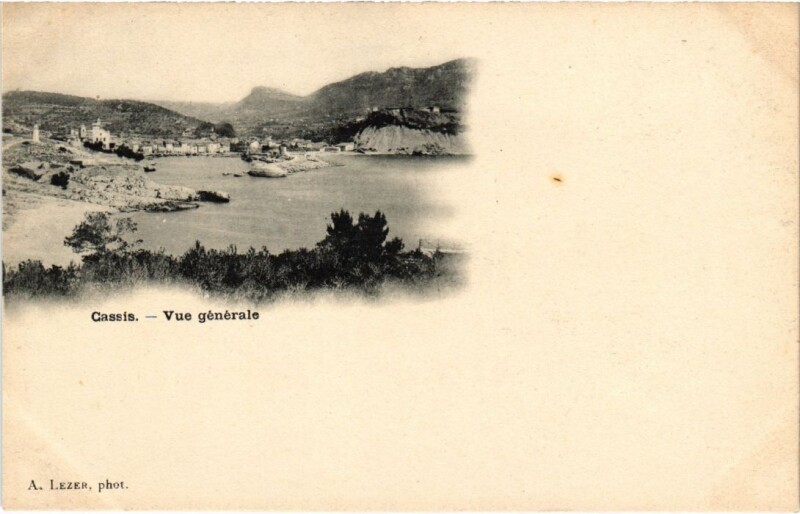 Carte postale ancienne Cassis Vue Generale à Cassis