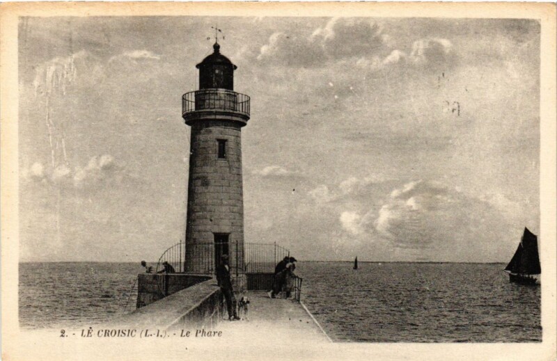 Carte postale ancienne Le Croisic - Le Phare au Croisic