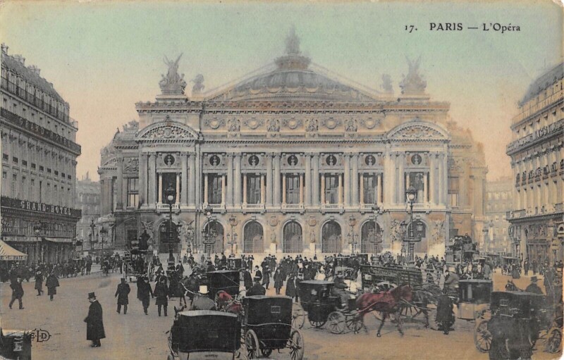 Carte postale ancienne Paris IXe L'Opera à Paris 9e