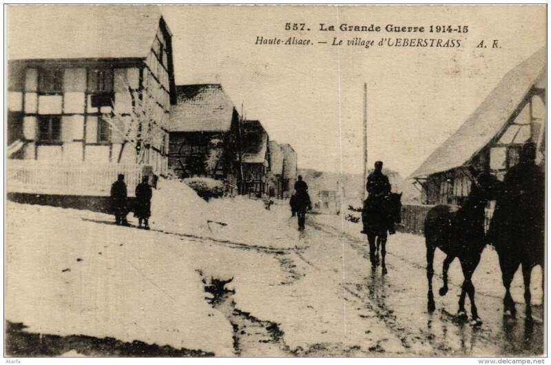 Carte postale ancienne Le village d'Ueberstrass