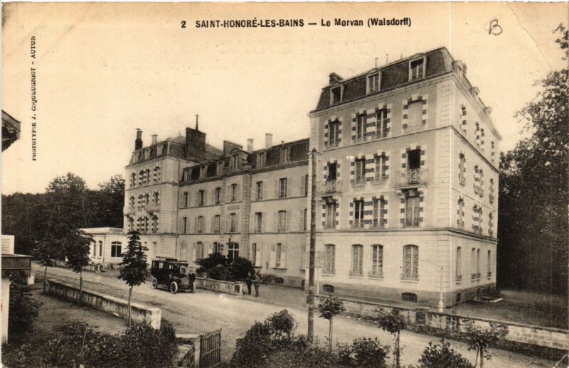 Carte postale ancienne Saint-Honore-les-Bains - Le Morvan à Saint-Honoré-les-Bains