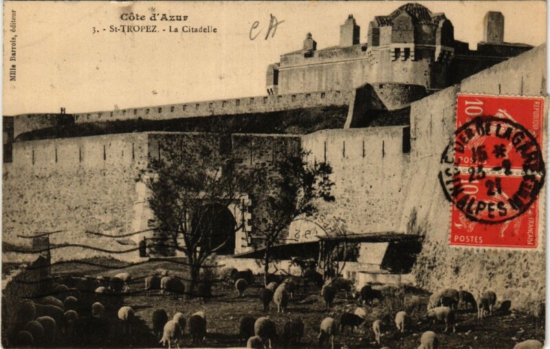 Carte postale ancienne Saint-Tropez La Citadelle à Saint-Tropez