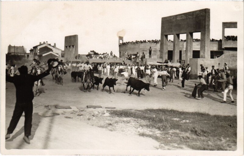 Carte postale ancienne Bullfight on the Streets