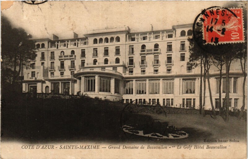Carte postale ancienne Sainte-Maxime Grand Domaine de Beauvallon à Sainte-Maxime