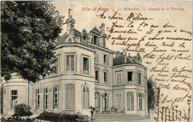Carte postale ancienne Ville-d'Avray Le Monastere à Ville-d'Avray
